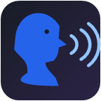 Admix SpeakDeck key icon glowing blue while listening.