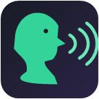 Admix SpeakDeck key icon glowing teal while reading text aloud.